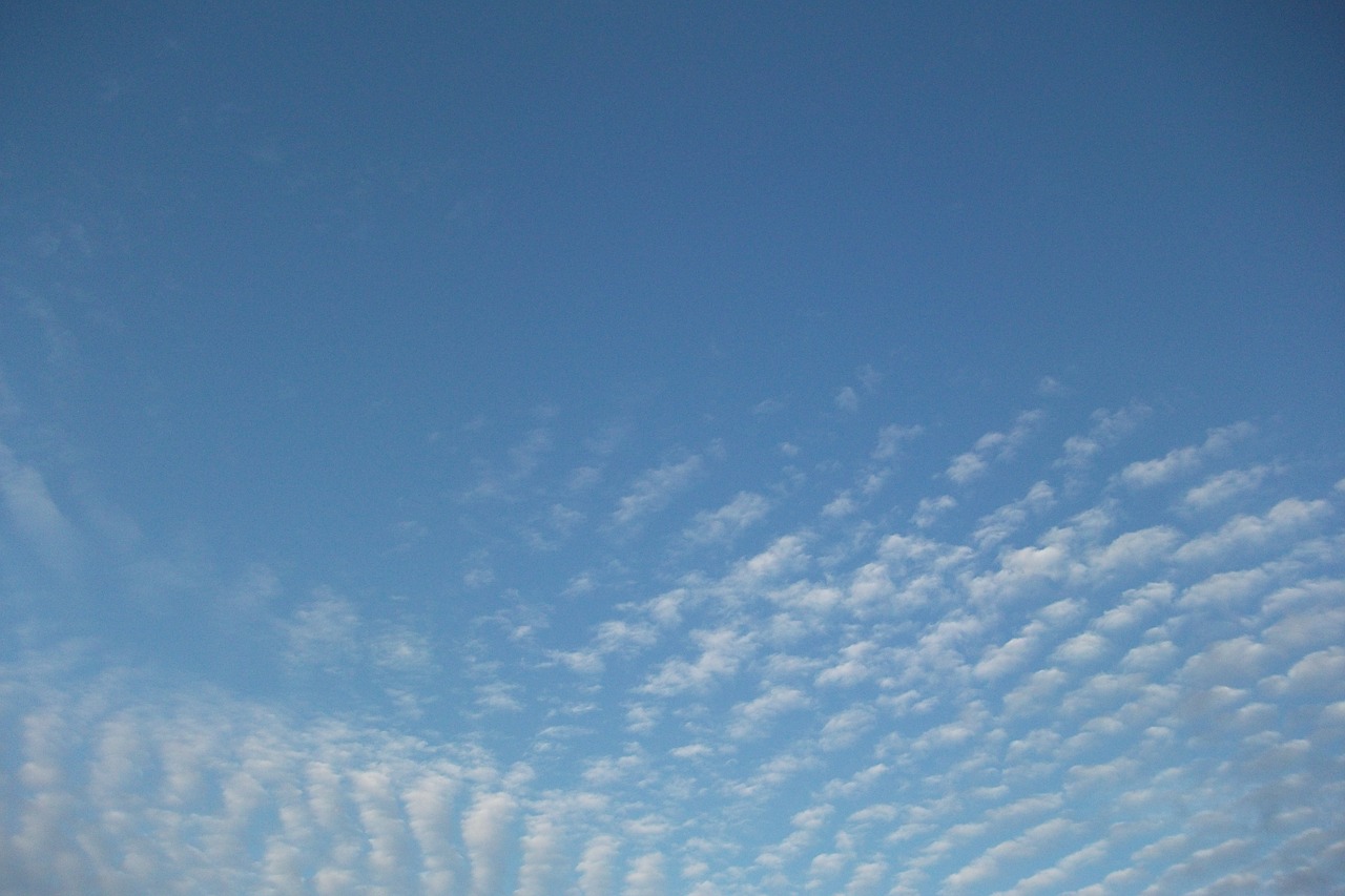 sky clouds blue free photo