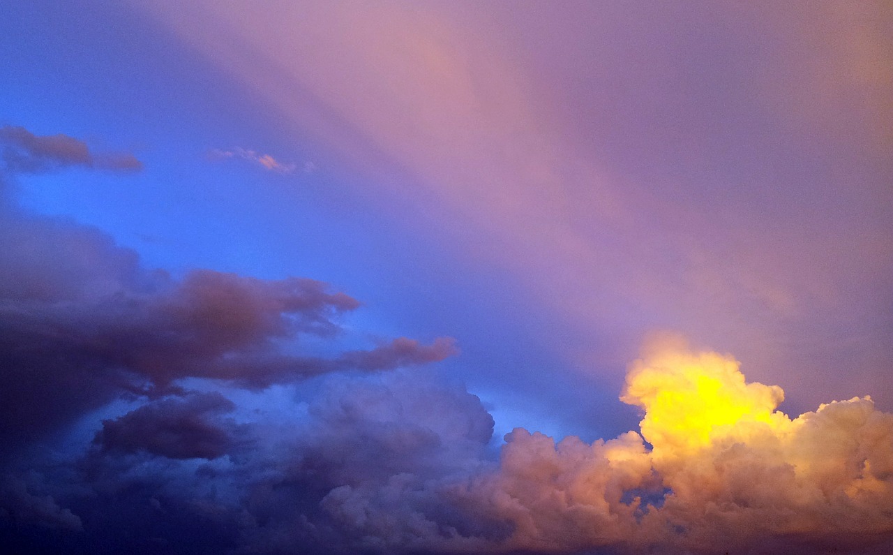 sky clouds storm free photo