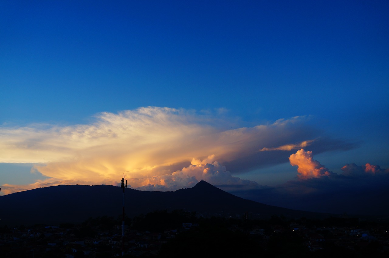 sky landscape sunset free photo