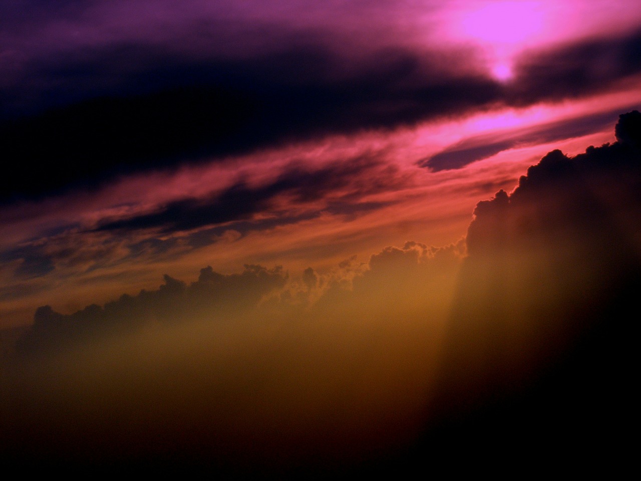 sky cloud sunset free photo