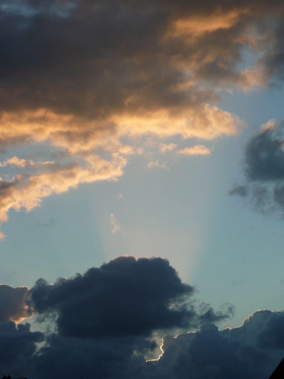 sky light clouds free photo