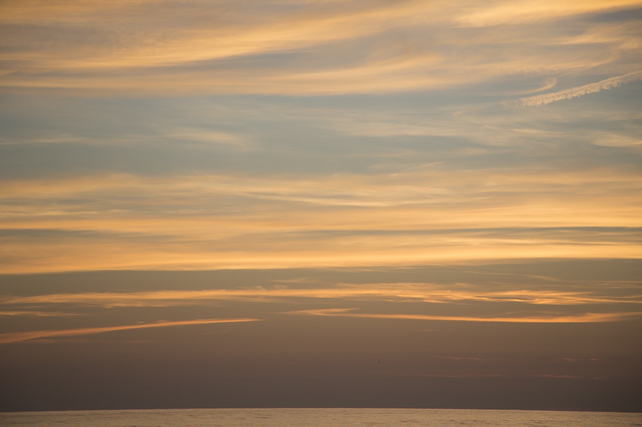 sky clouds sea free photo