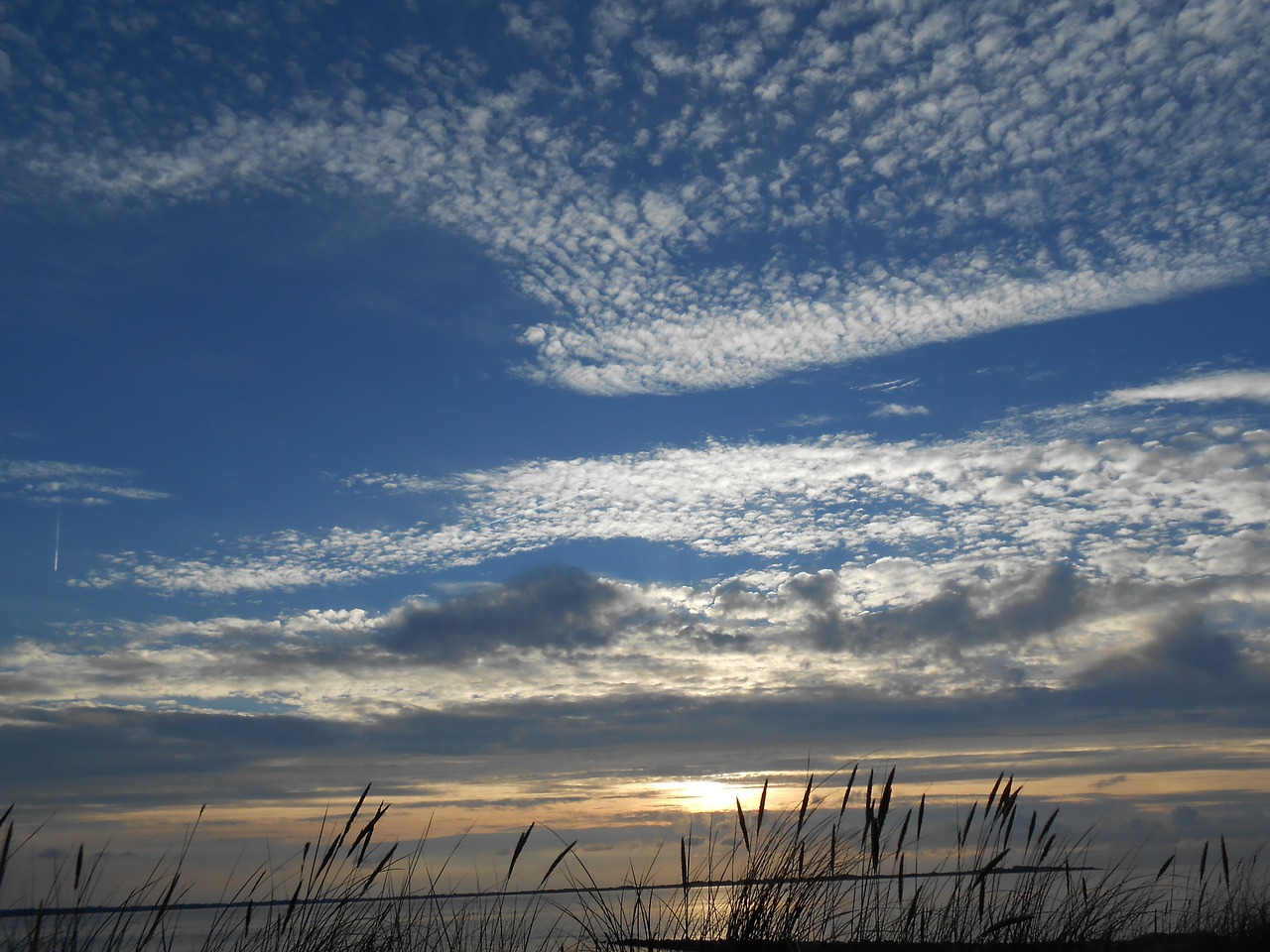 sky clouds coast free photo