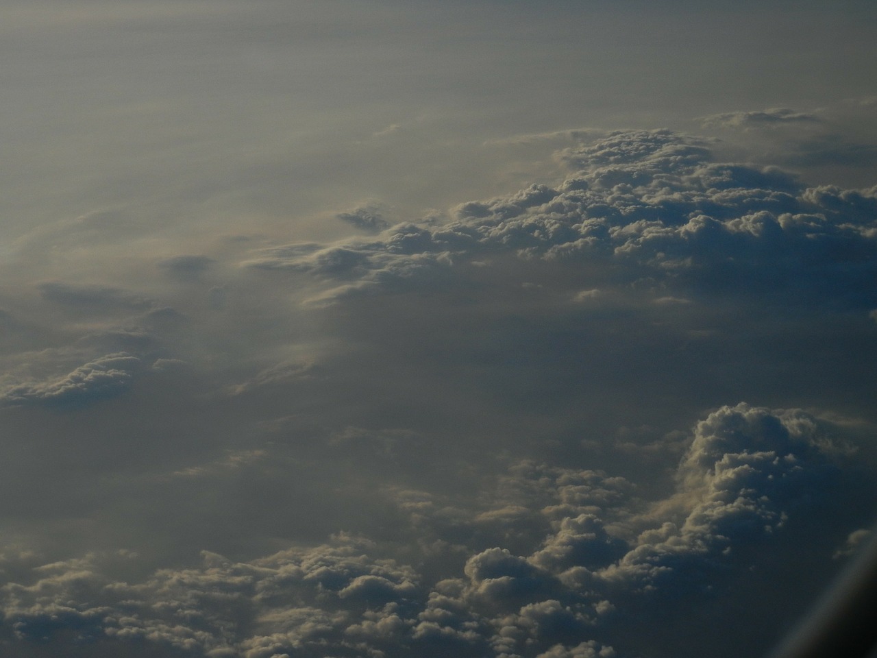 sky clouds evening free photo