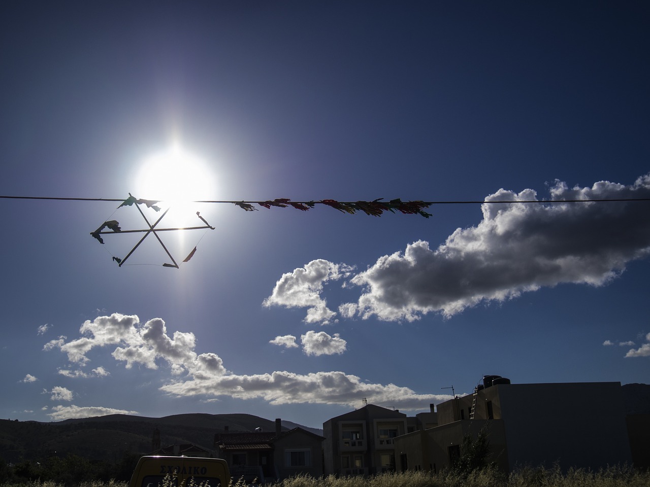 sky cloud kite free photo