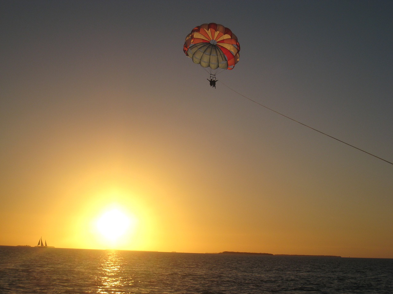 sky sailing sea free photo