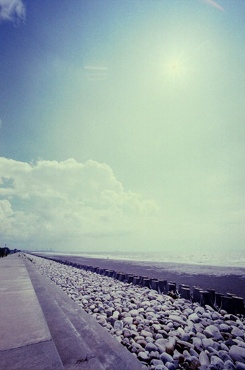 sky sea beach free photo