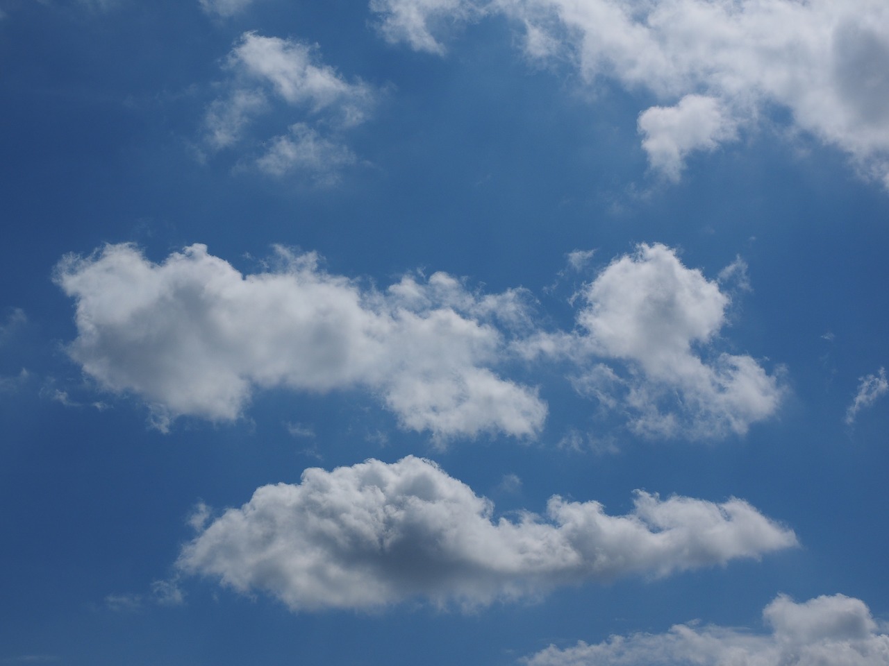 sky clouds blue free photo