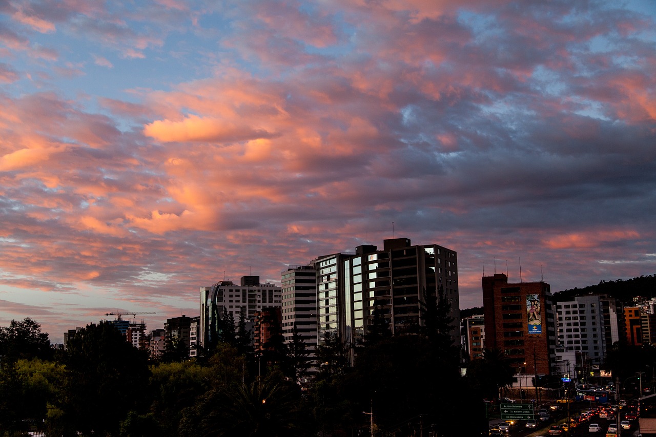 sky buildings cityscape free photo