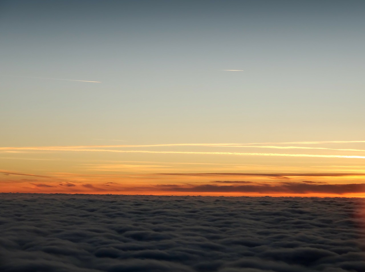 sky sunset cloud free photo