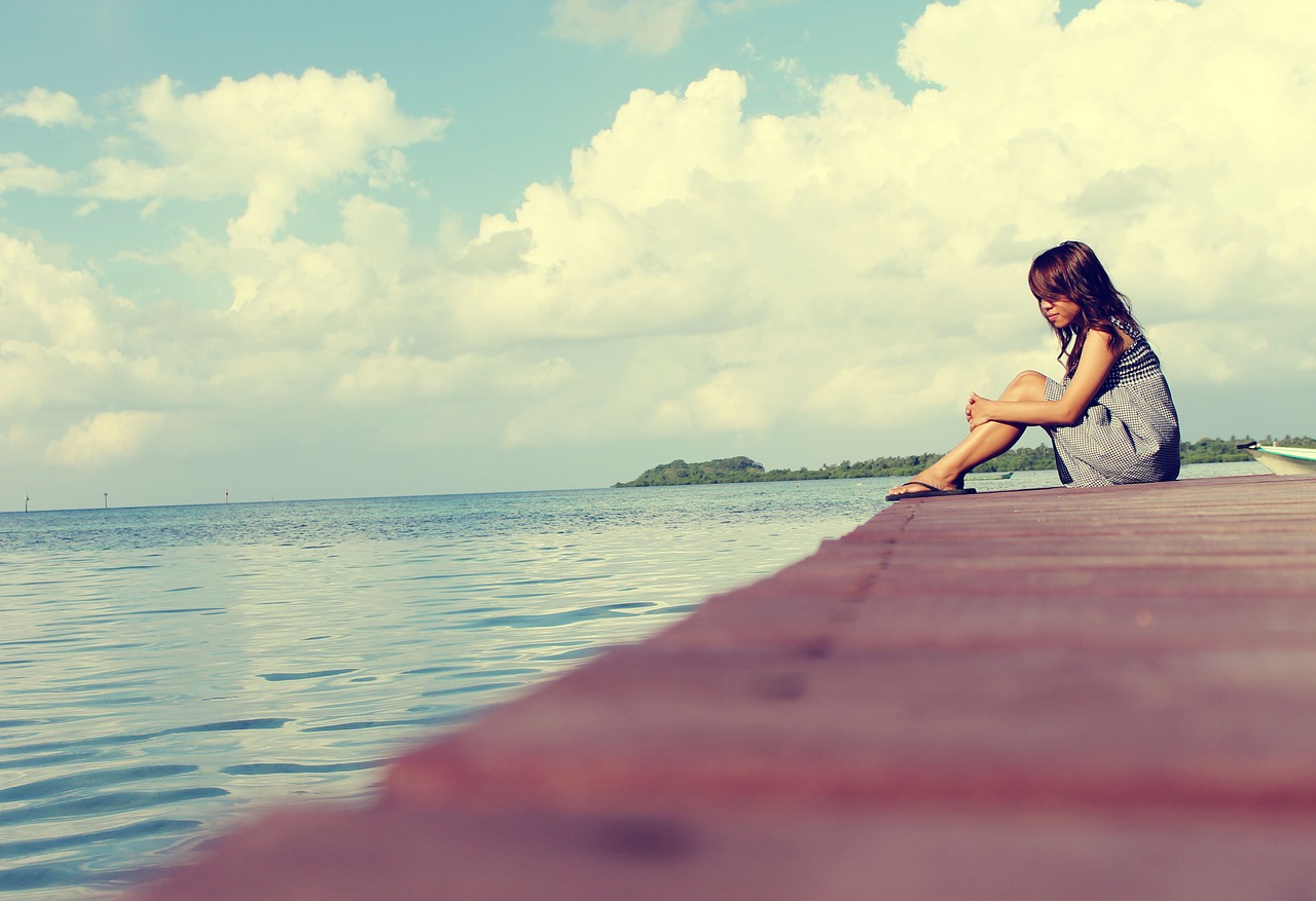 sky sea pier free photo