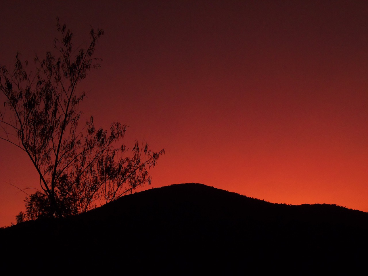 sky sunset horizon free photo