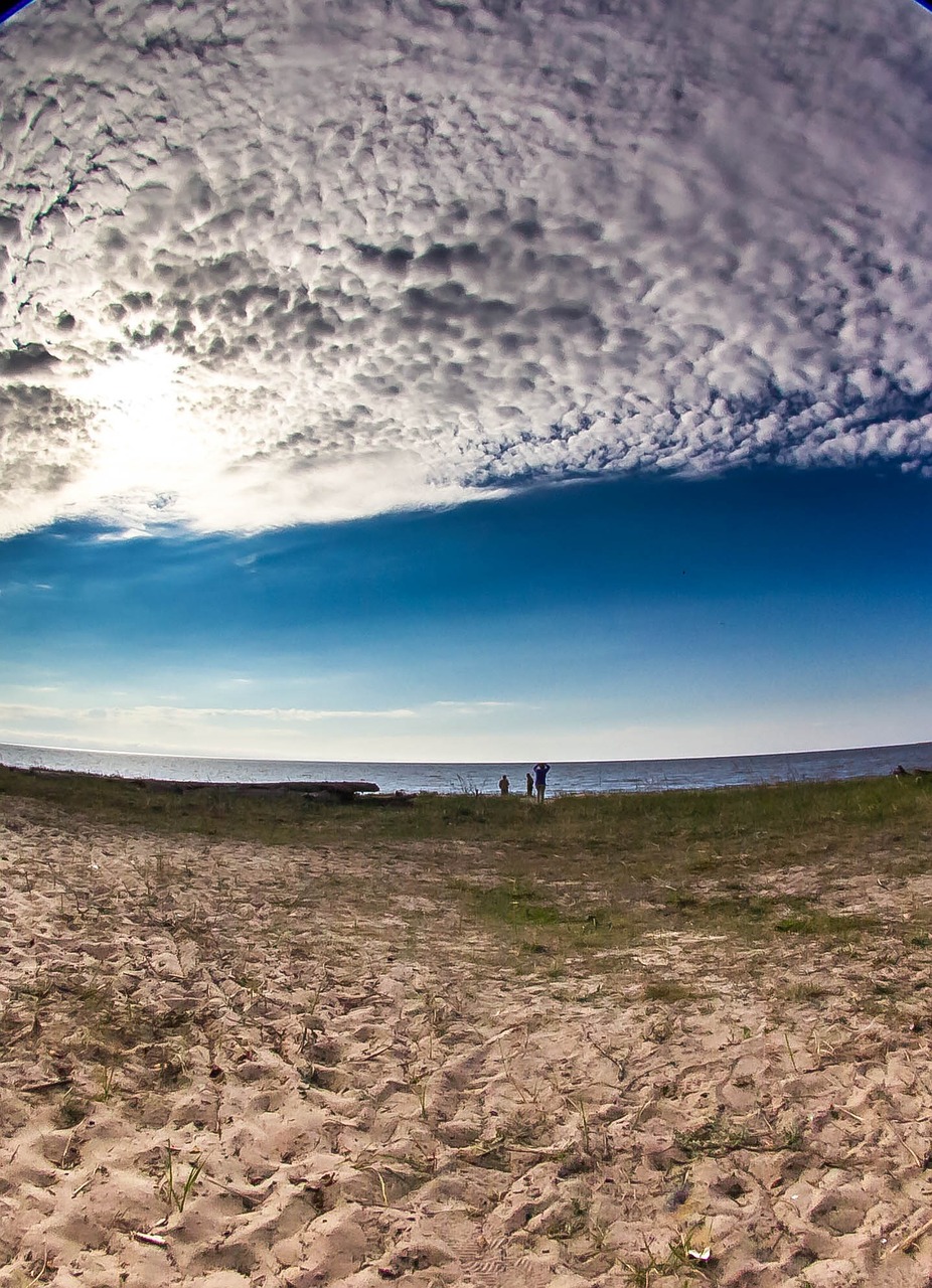 sky blue blue sky free photo