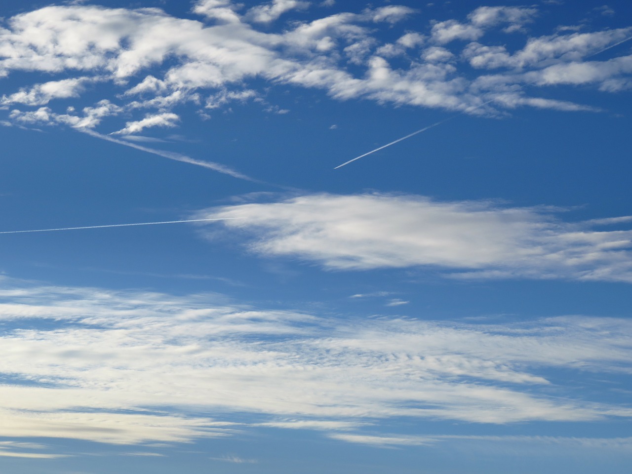 sky clouds blue free photo