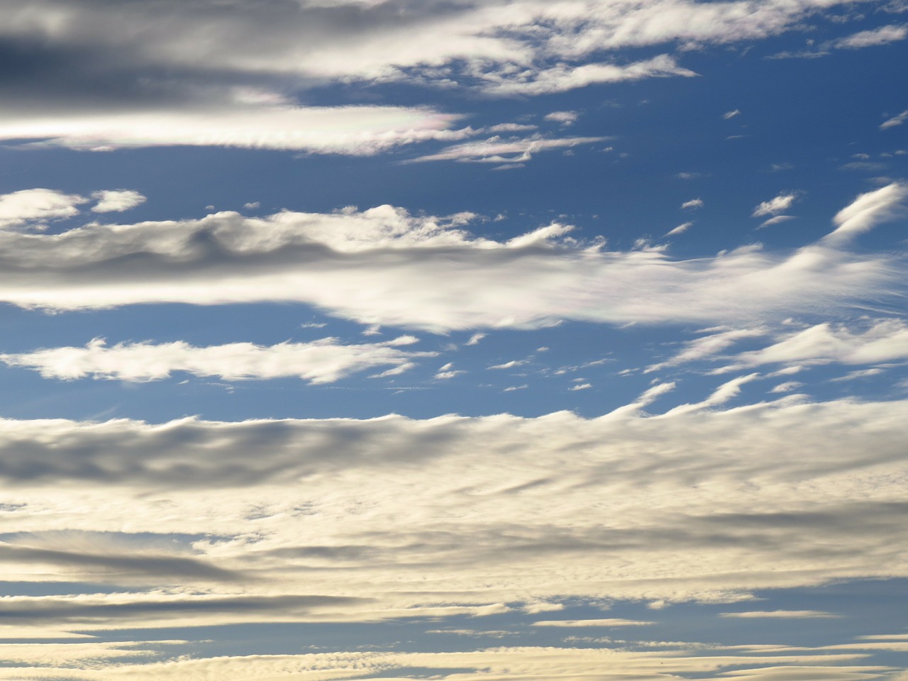 sky clouds blue free photo