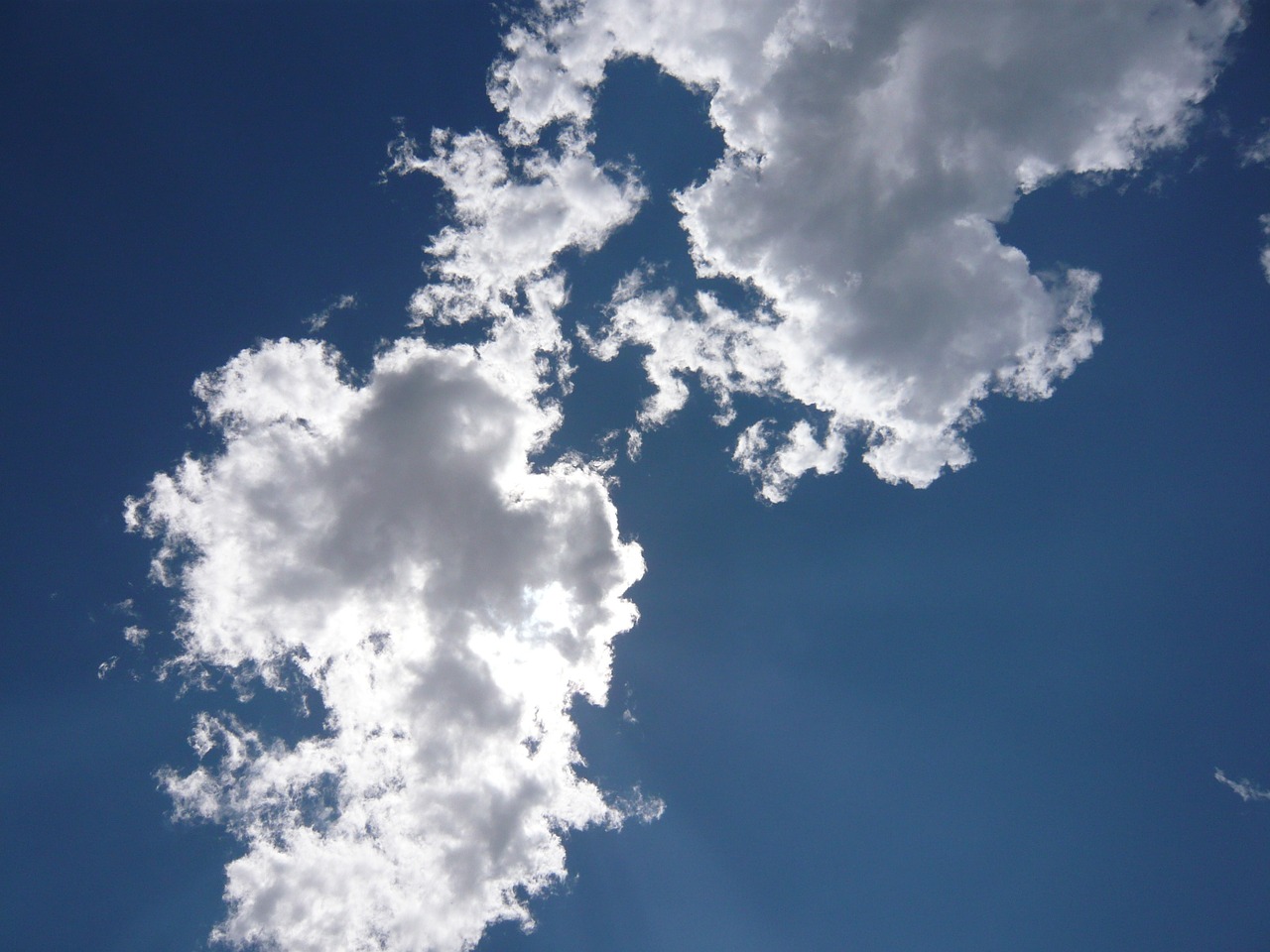 sky cloud in the early summer free photo