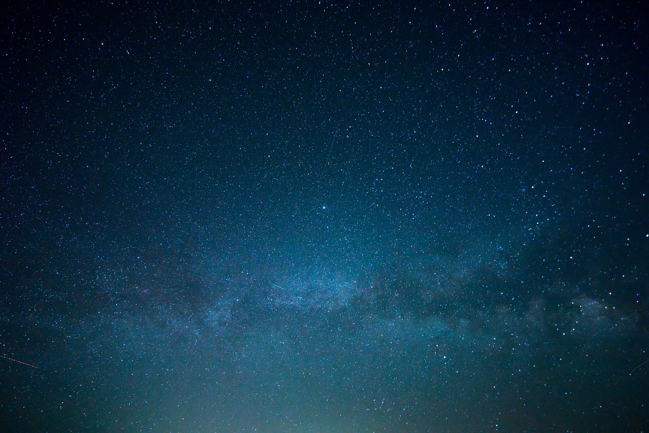 sky stars constellations free photo