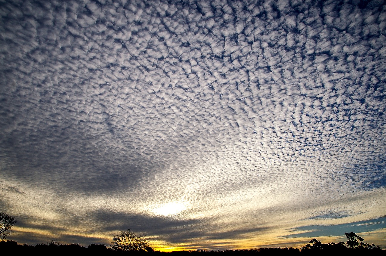 sky clouds sunset free photo