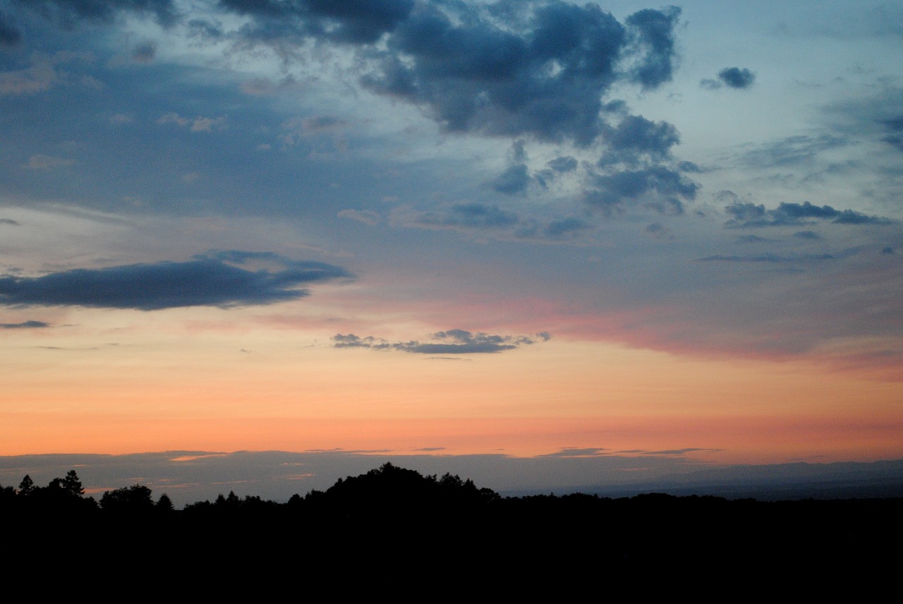 sky clouds west free photo