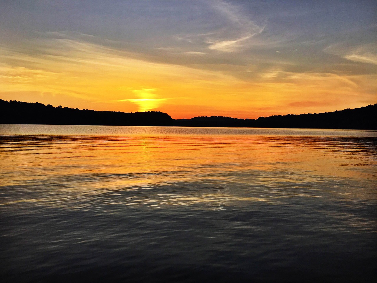 sky sunset yellow free photo