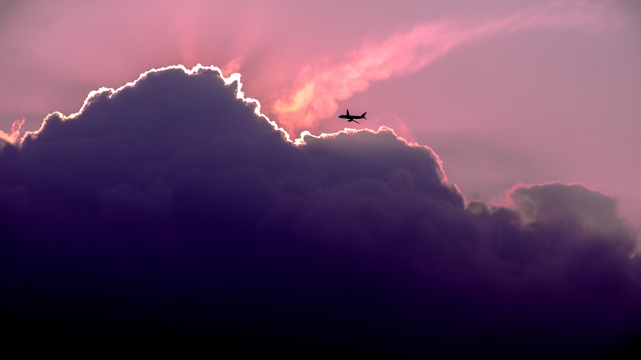 sky clouds rays free photo