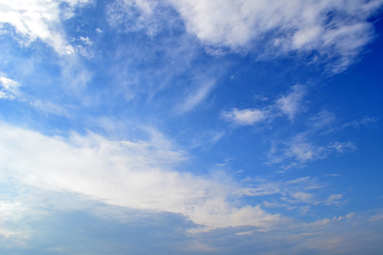 sky clouds background free photo