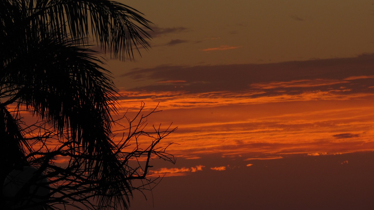 sky sunset nature free photo