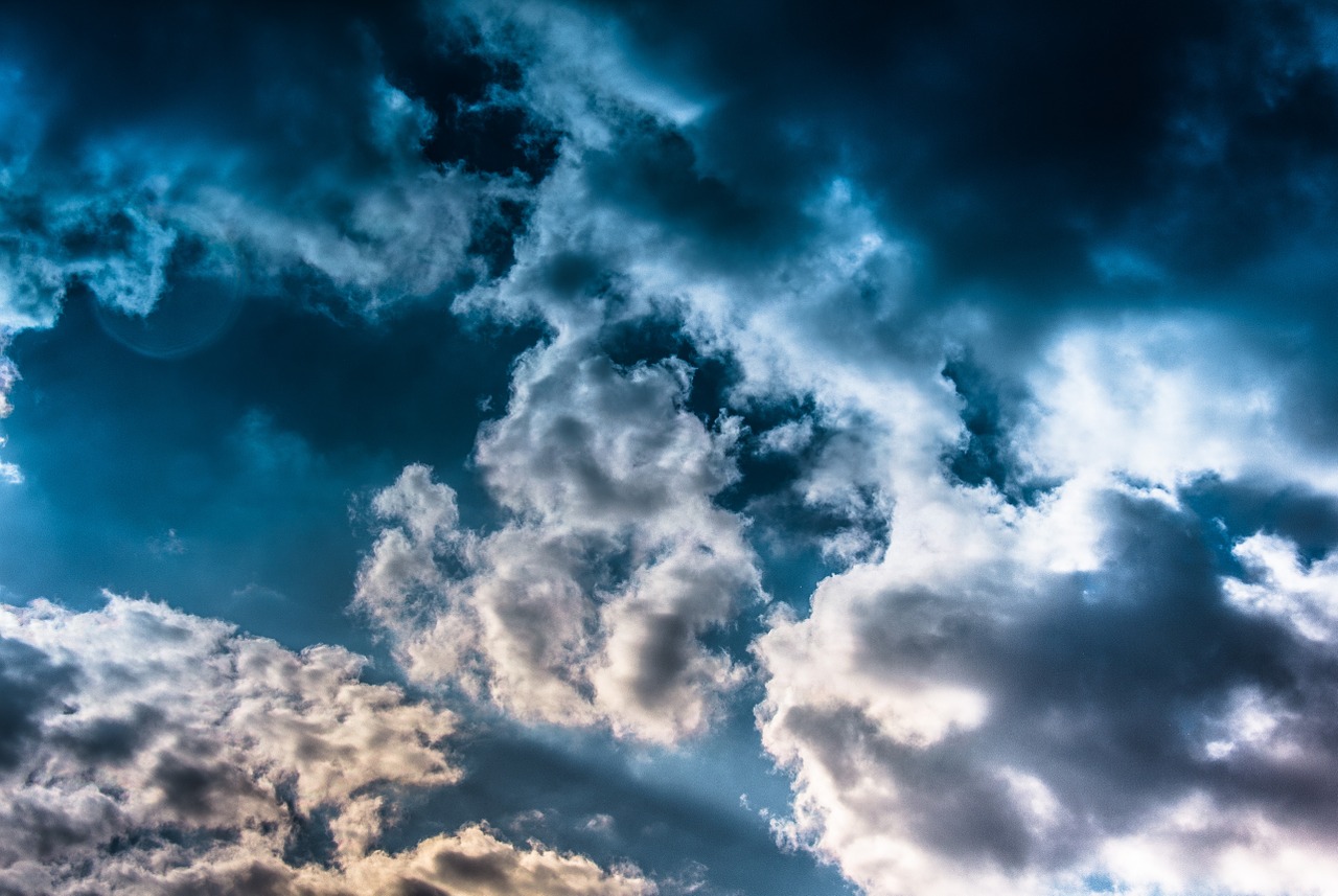 sky clouds dramatic free photo