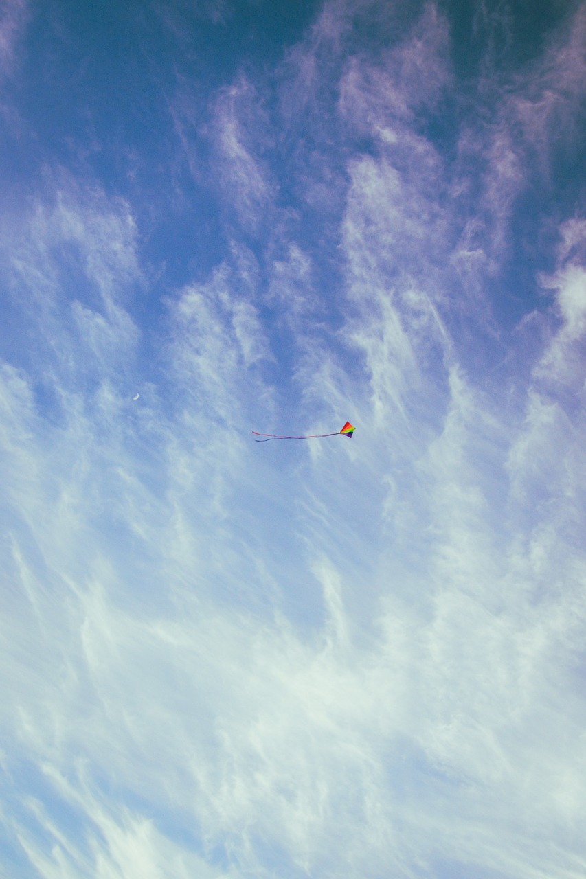 sky kite distance free photo
