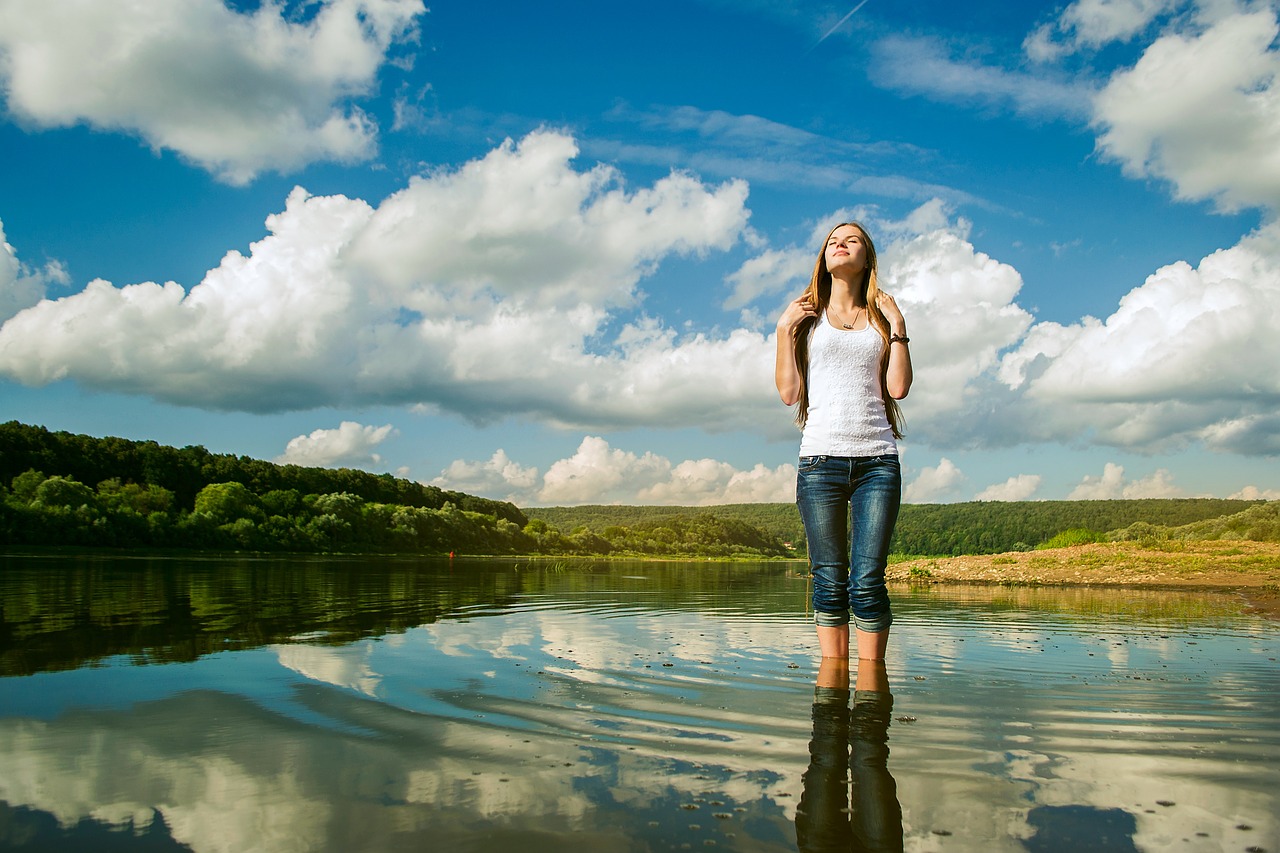 sky river nega free photo