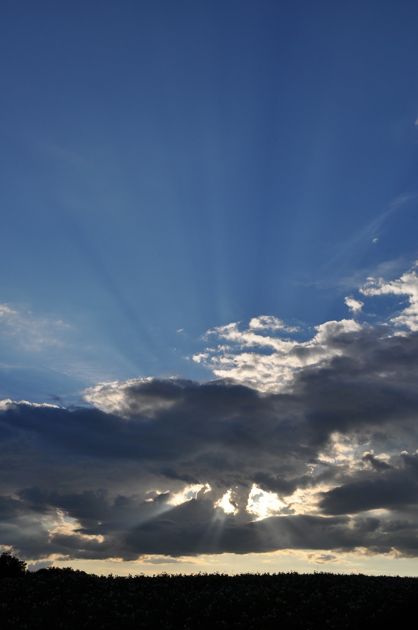 sky sun clouds free photo