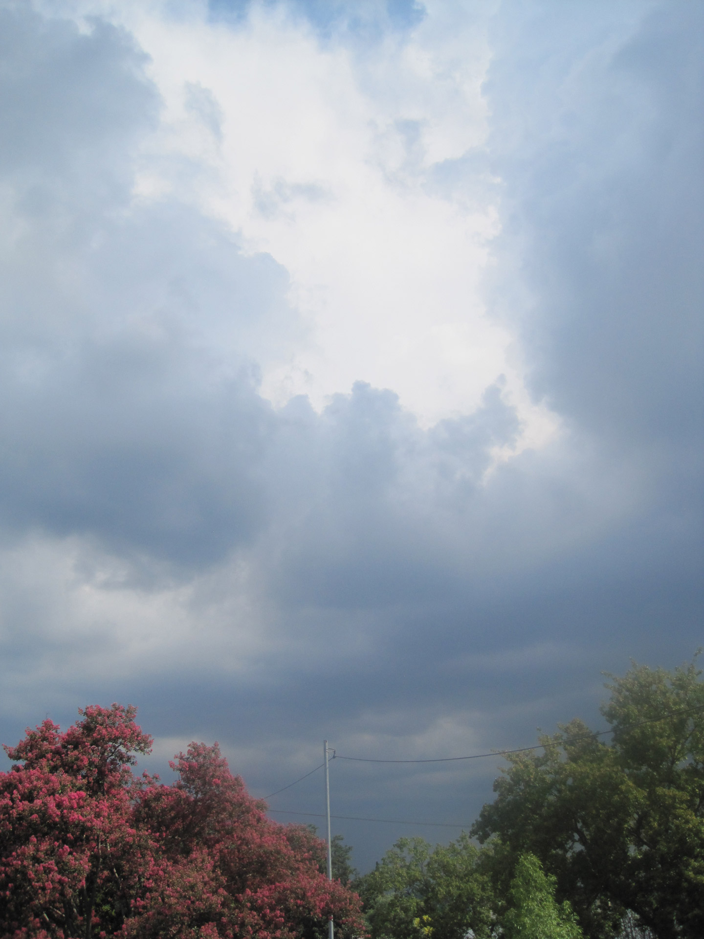 sky clouds dark free photo