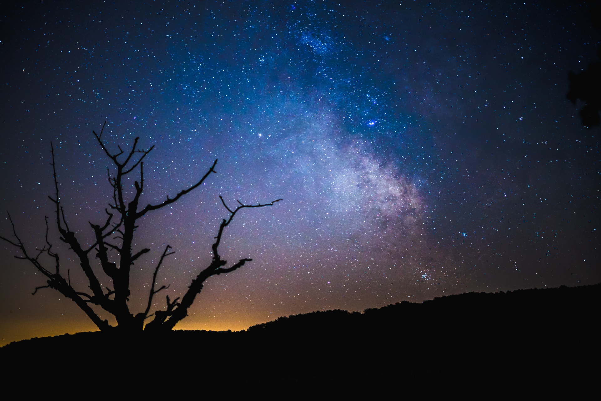 sky night astronomical free photo