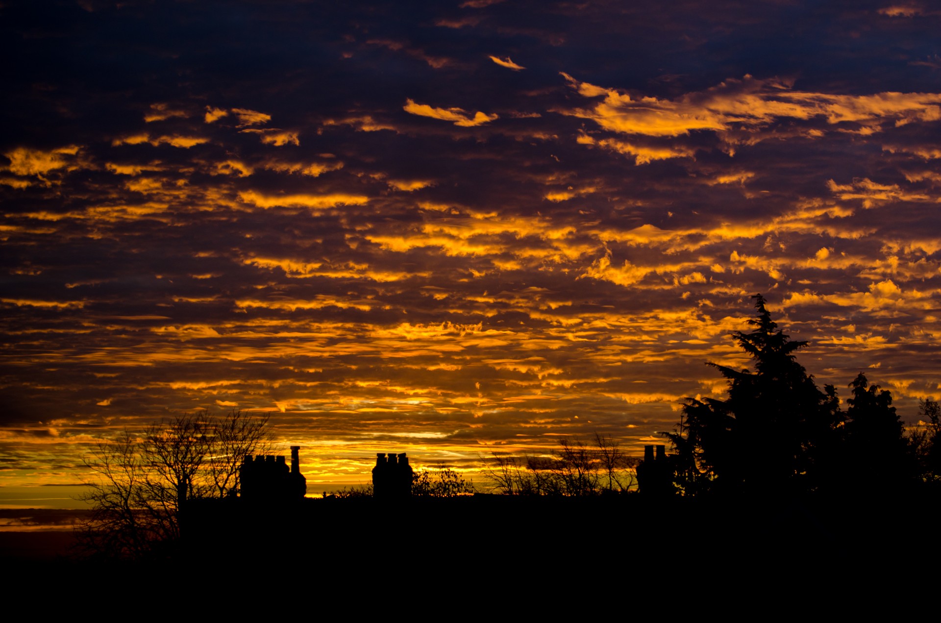 sky sunset summer free photo