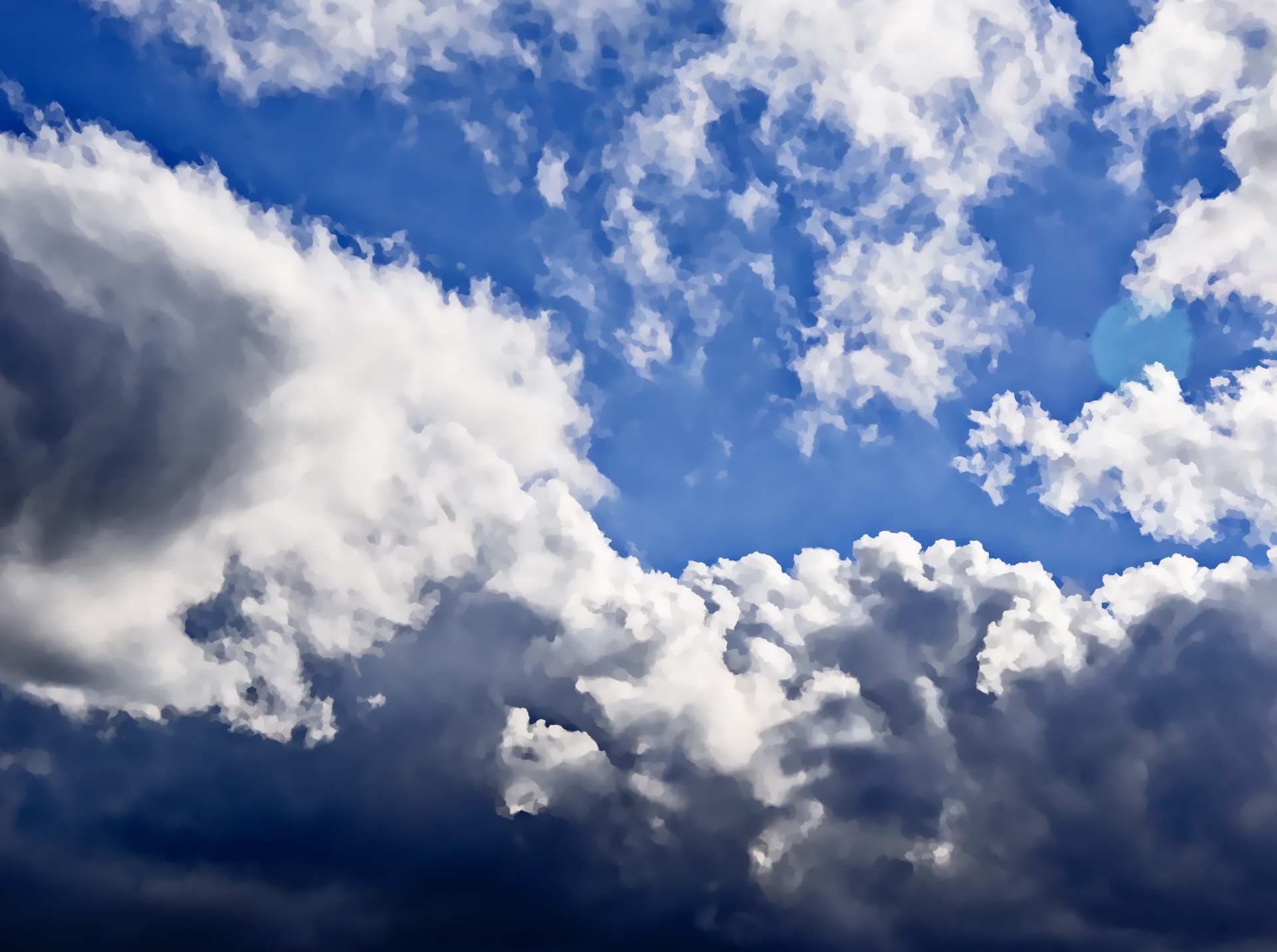 clouds blue sky free photo