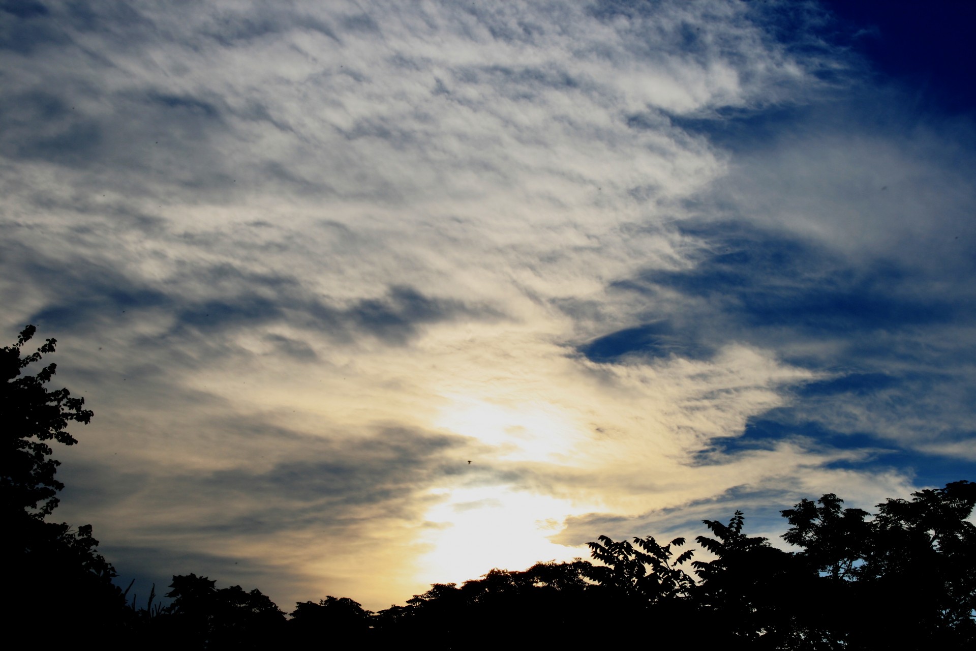 clouds sunlight shining free photo