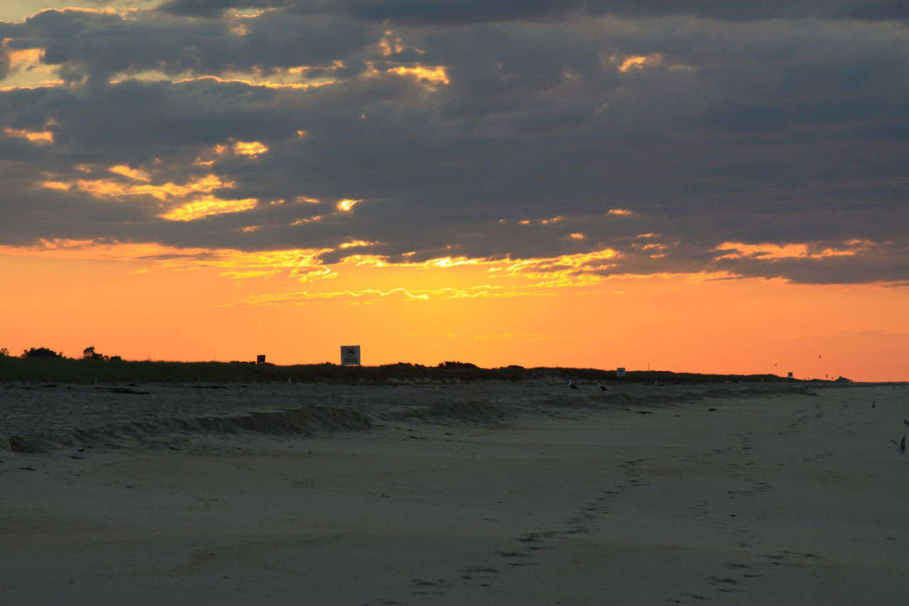 sky clouds beach free photo