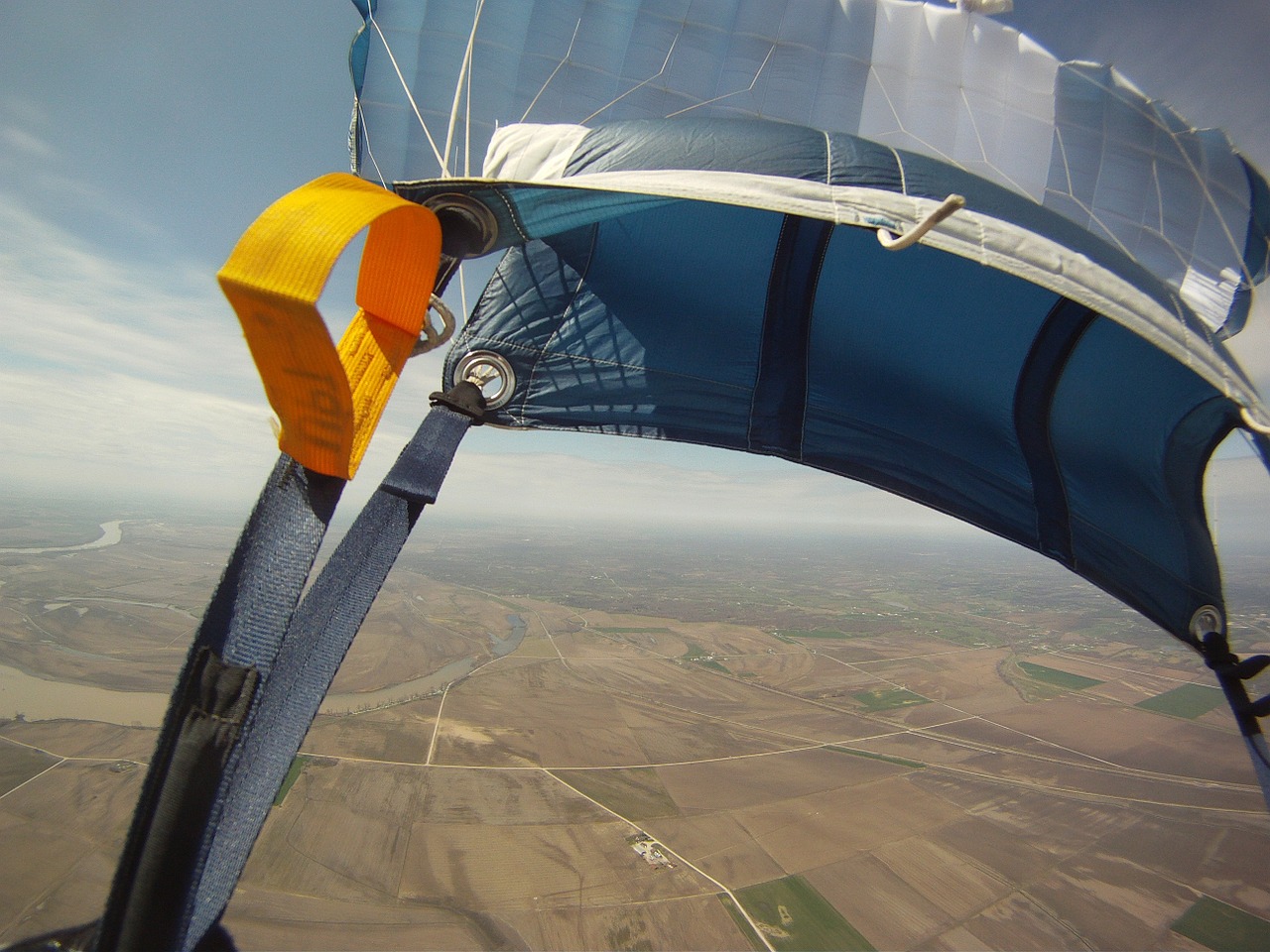 skydiving sky parachuting free photo