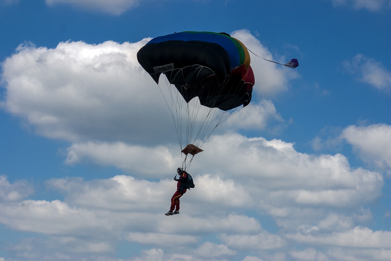 skydiving sport extreme sports free photo