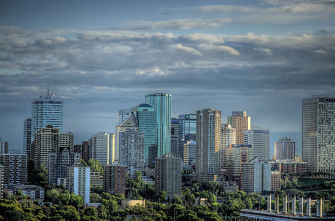 skyline downtown cityscape free photo