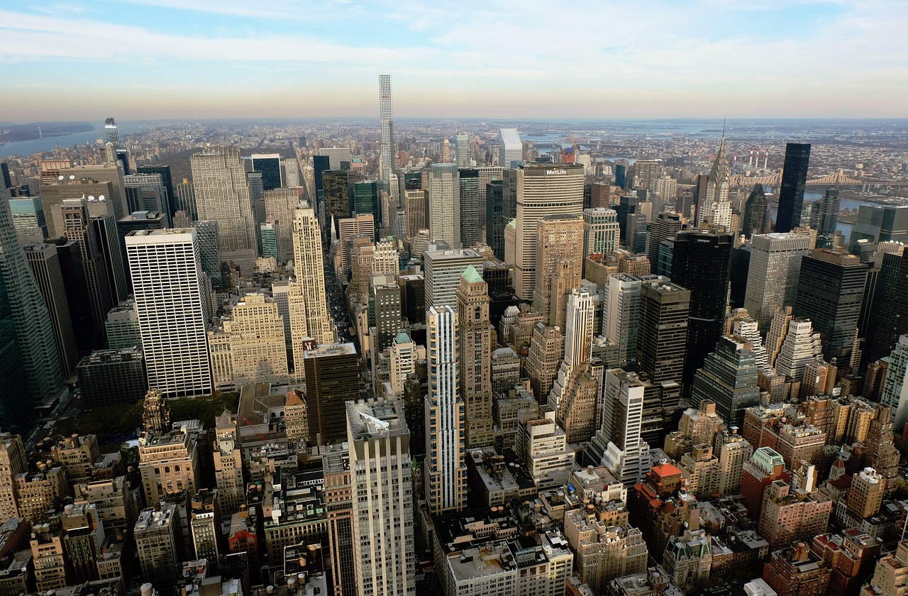 skyline architecture buildings free photo