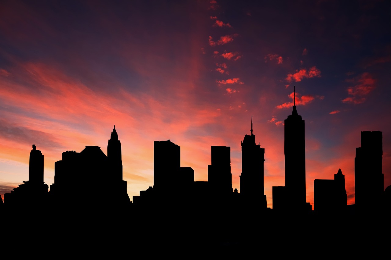 skyline panoramic city free photo