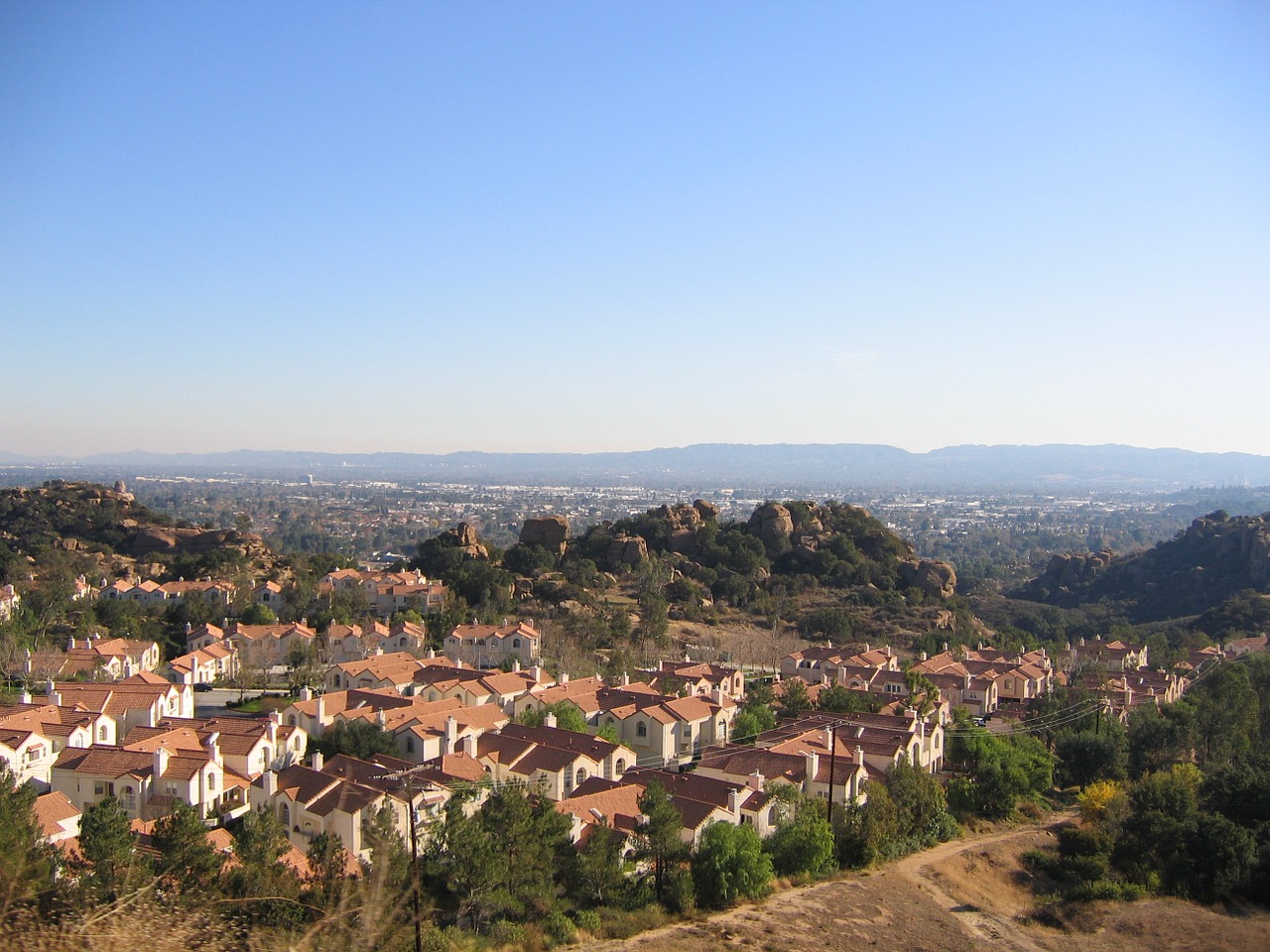 skyline urban view free photo