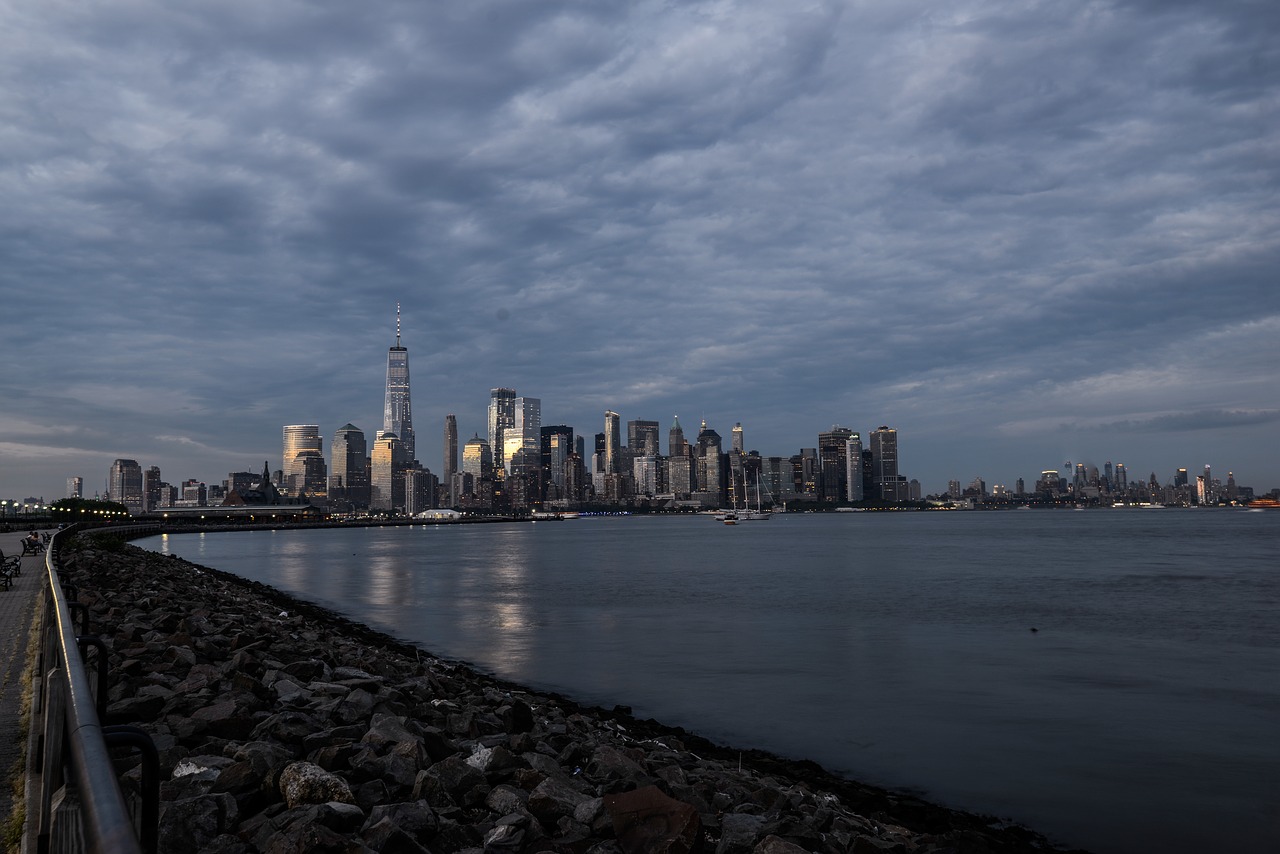 skyline  ny  nyc free photo