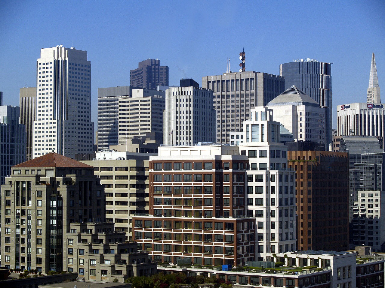 skyline san francisco california free photo