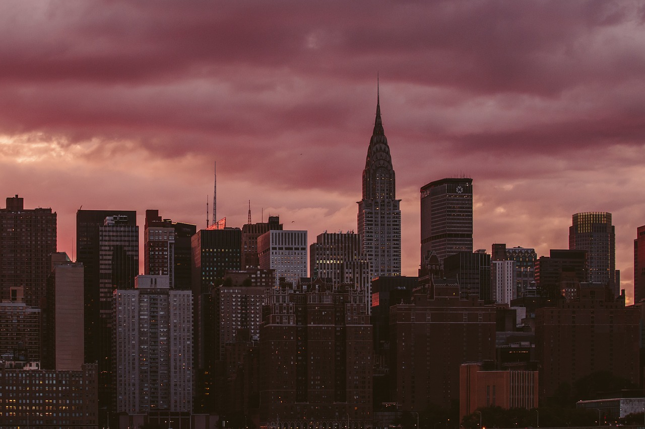 skyline new york free photo