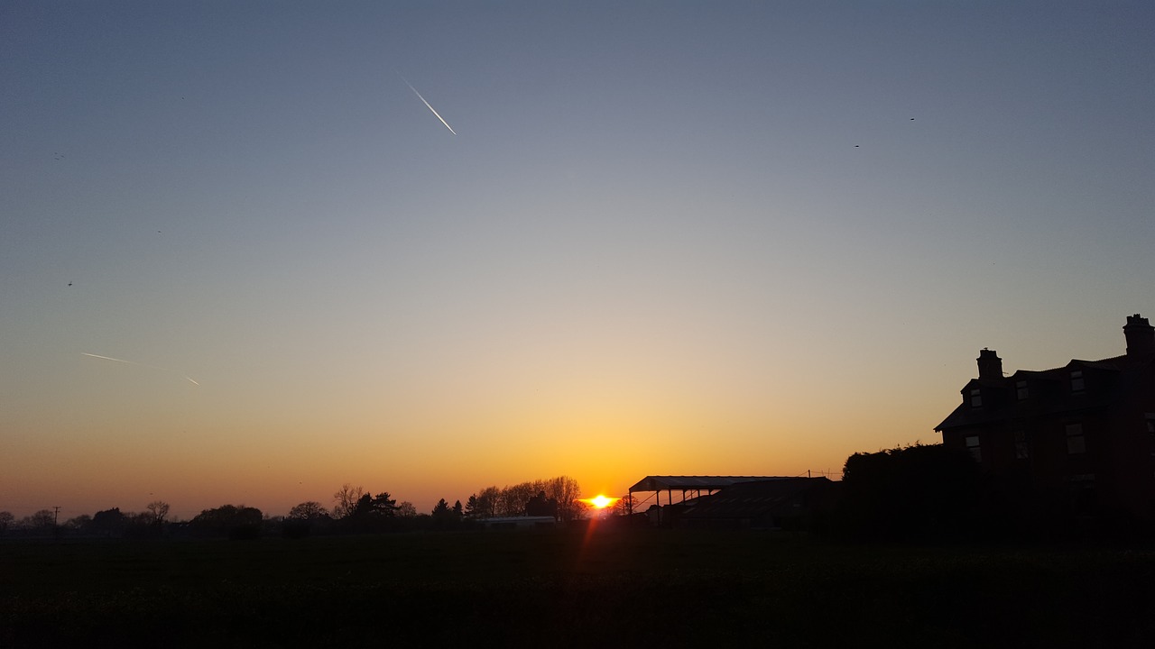 skyscape sunset sky free photo