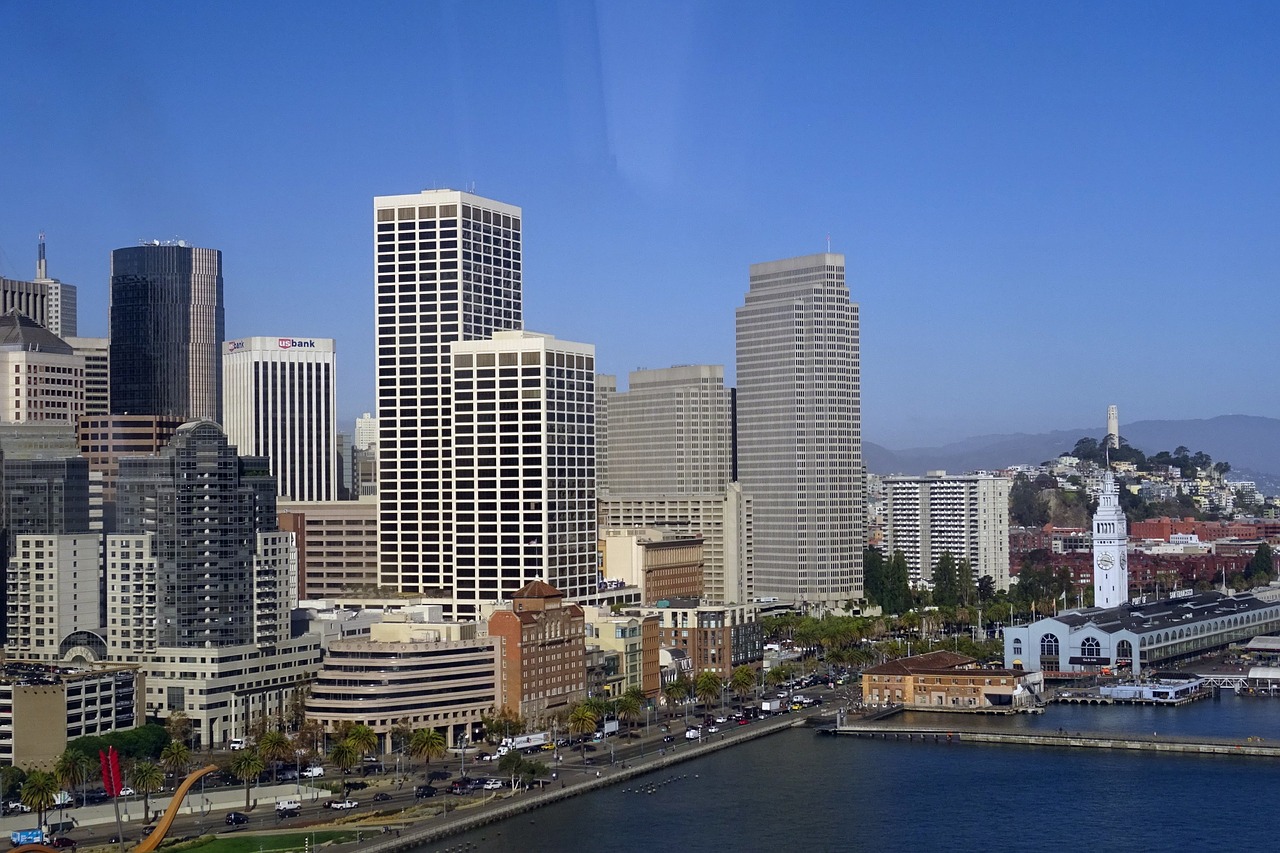 san francisco skyscraper skyline free photo