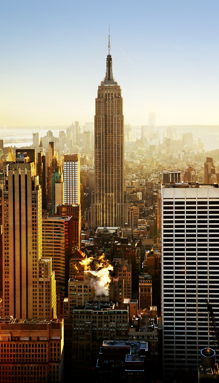 empire state building new york city skyscraper free photo