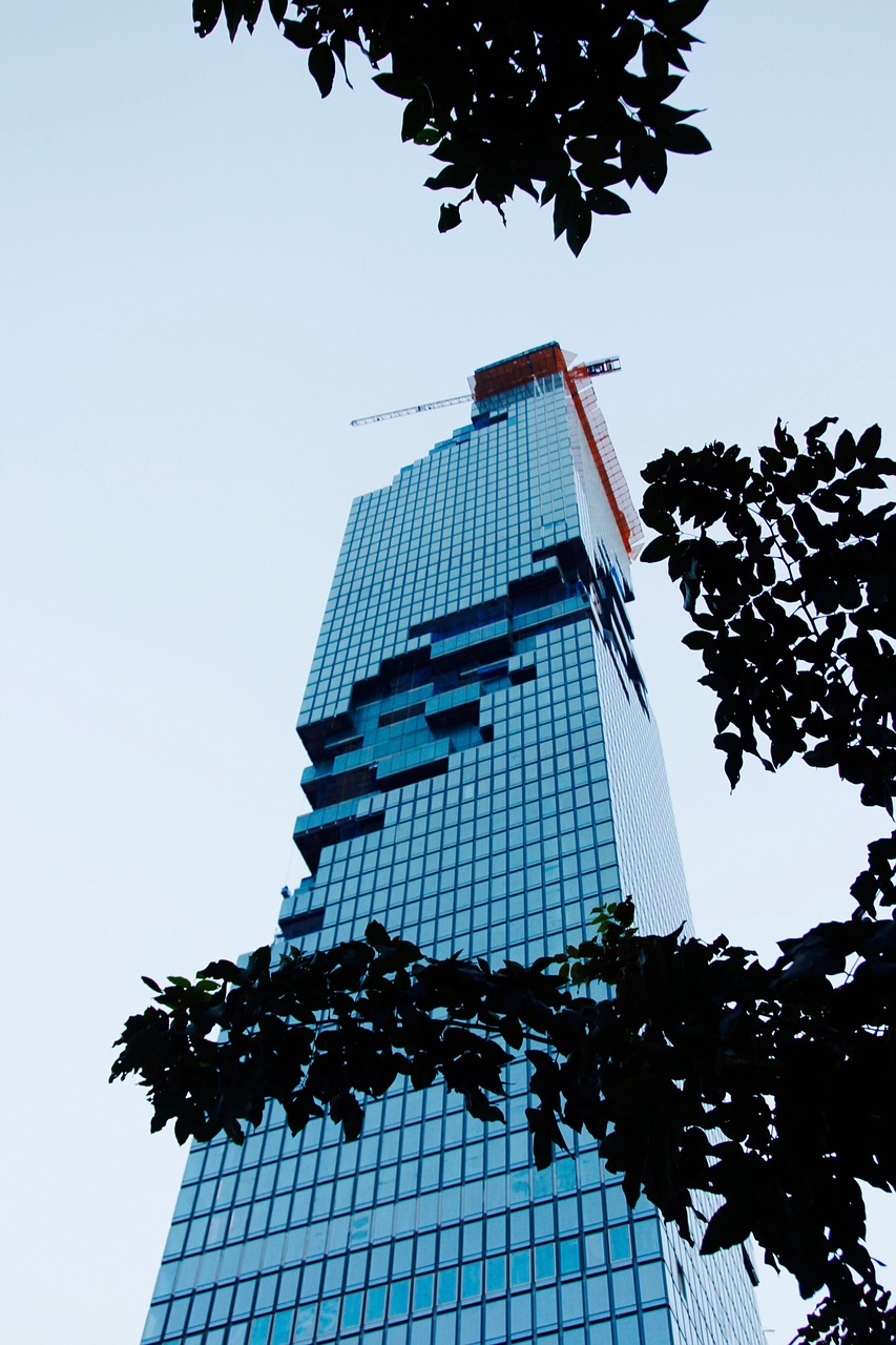 skyscraper balcony architecture free photo